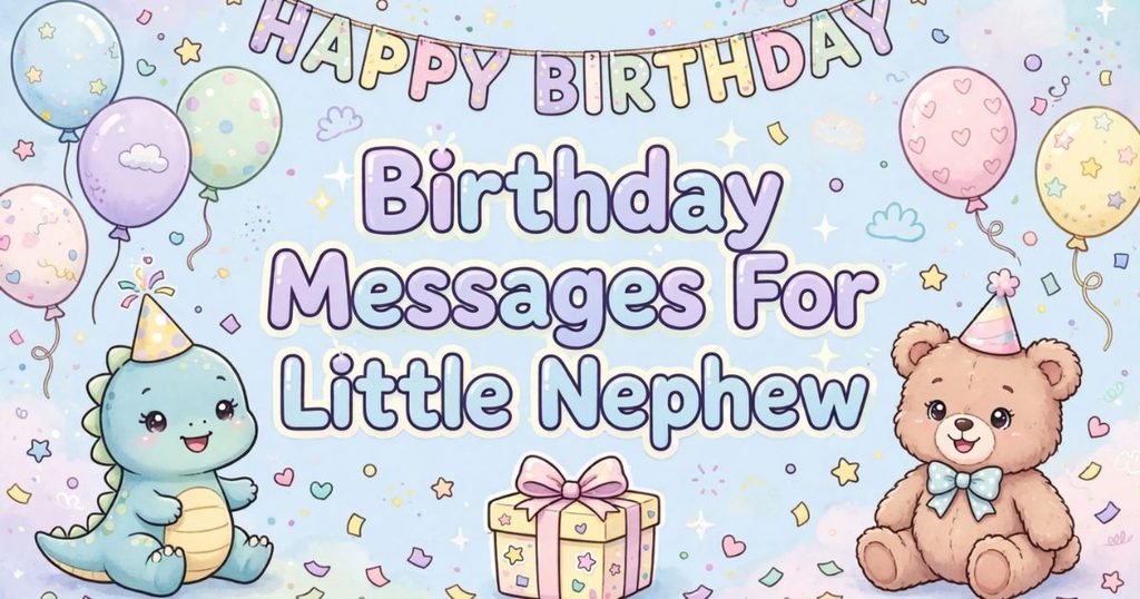 _Birthday Messages For Little Nephew
