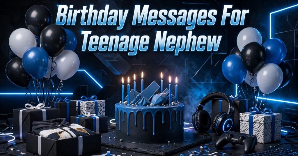 Birthday Messages For Teenage Nephew