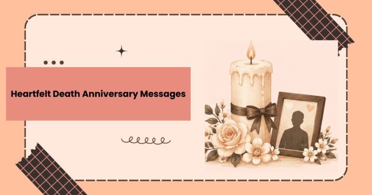 Heartfelt Death Anniversary Messages