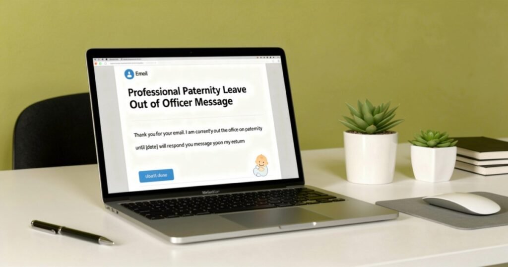 Professional Paternity Leave Out of Office Messages
