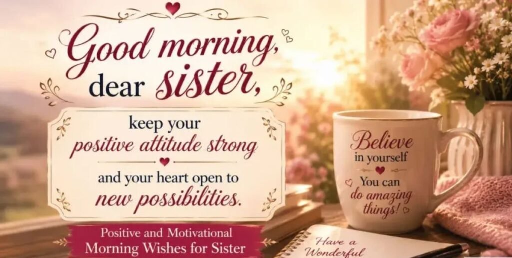 Best Good Morning Wishes For My Sister