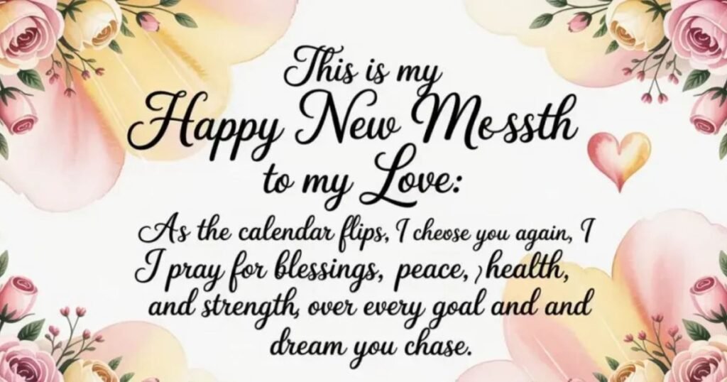 Happy New Month Message For HusbandWife