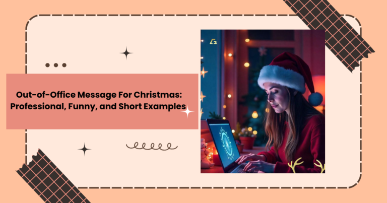 Out-of-Office Message For Christmas
