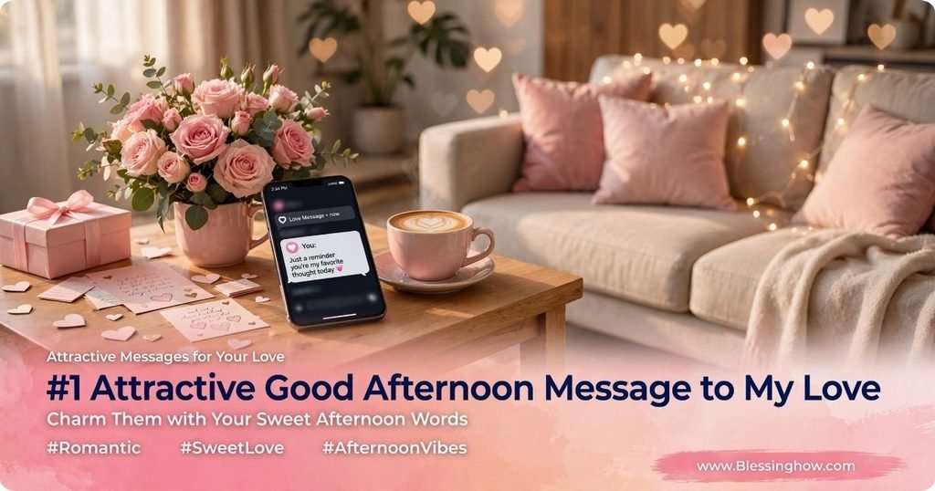 Attractive Good Afternoon Message to My Love