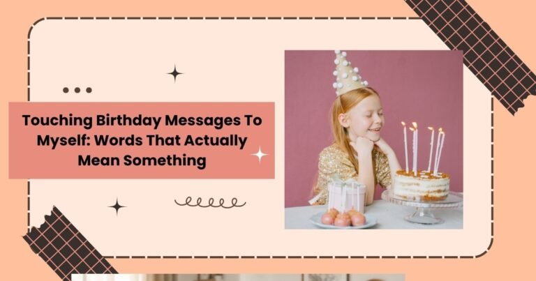 Birthday Messages To Myself