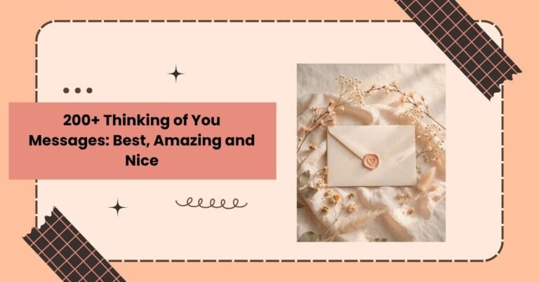 Thinking of You Messages